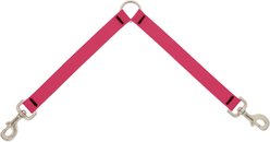 LupinePet Waterproof BioThane Dog Leash Coupler, Neon Pink, 24-in long, 1-in wide