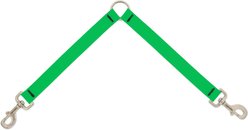 LupinePet Waterproof BioThane Dog Leash Coupler, Neon Green, 24-in long, 1-in wide