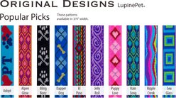 LupinePet Popular Picks Original Design Rain Song Dog Leash Coupler, 24-in long, 3/4-in wide slide 2 of 7