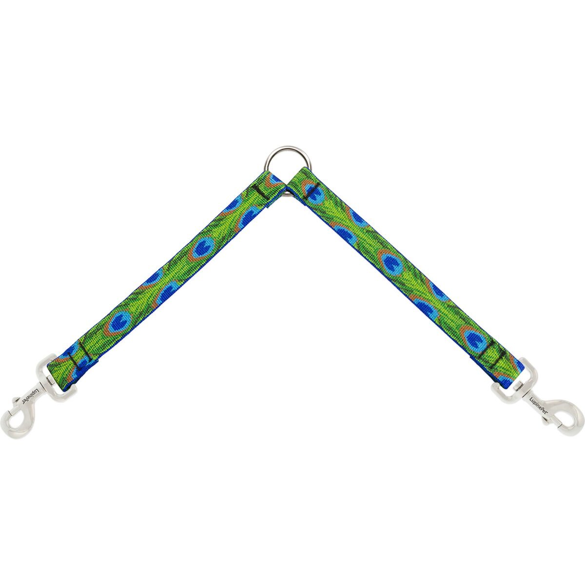 LupinePet Nature Inspired Original Design Tail Feathers Dog Leash Coupler, 24-in long, 1-in wide