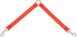LupinePet Basic Solid Dog Leash Coupler, Blaze Orange, 24-in long, 1-in wide