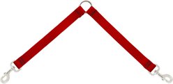 LupinePet Basic Solid Dog Leash Coupler, Red, 24-in long, 1-in wide