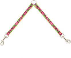 LupinePet Nature Inspired Original Design Petunias Dog Leash Coupler, 18-in long, 1/2-in wide