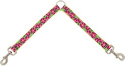 LupinePet Nature Inspired Original Design Petunias Dog Leash Coupler, 24-in long, 1-in wide