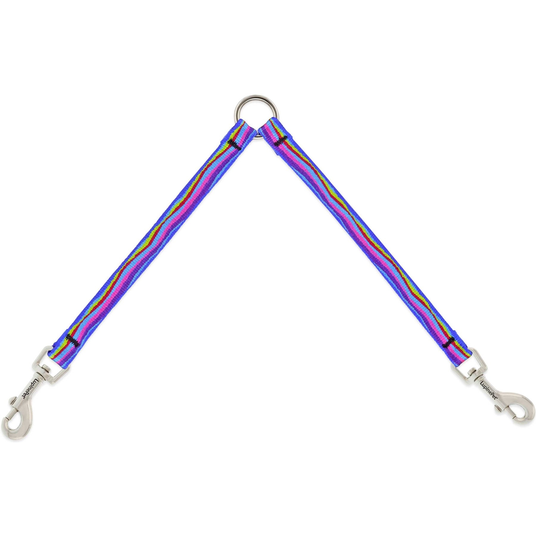 LupinePet Popular Picks Original Design Ripple Creek Dog Leash Coupler, 18-in long, 1/2-in wide