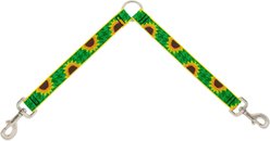 LupinePet Nature Inspired Original Design Sunflowers Dog Leash Coupler, 24-in long, 1-in wide