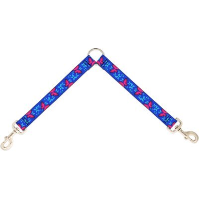 LupinePet LupinePet Nature Inspired Original Design Social Butterfly Dog Leash Coupler, 24-in long, 1-in wide