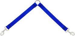 LupinePet Basic Solid Dog Leash Coupler, Blue, 24-in long, 1-in wide