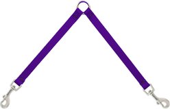 LupinePet Basic Solid Dog Leash Coupler, Purple, 18-in long, 1/2-in wide