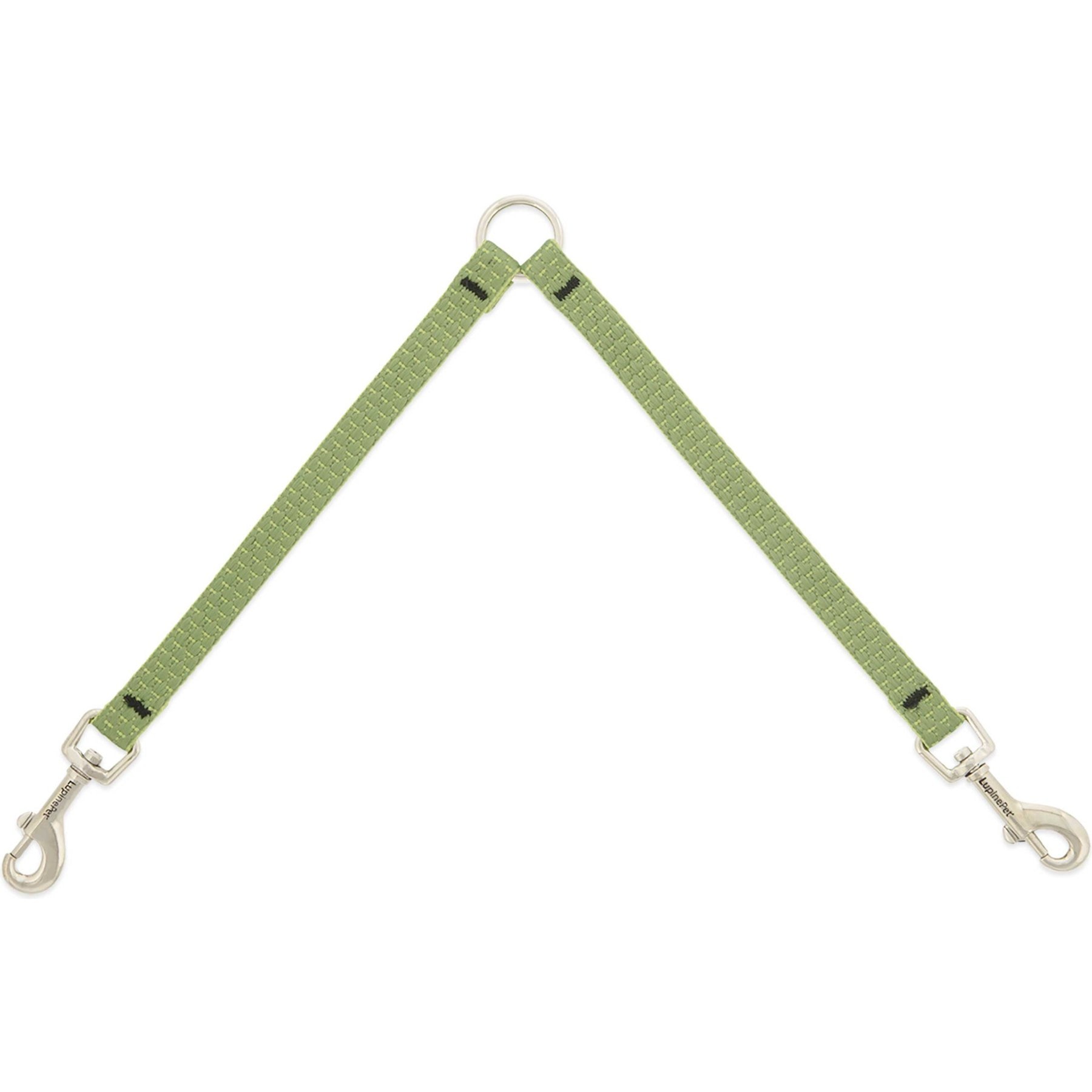 LupinePet ECO Recycled Dog Leash Coupler, Moss, 18-in long, 1/2-in wide