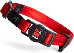 myfamily Memopet Cat Collar, 8 to 12-in neck, 2/5-in wide, Red