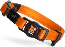 myfamily Memopet Cat Collar, 8 to 12-in neck, 2/5-in wide, Orange