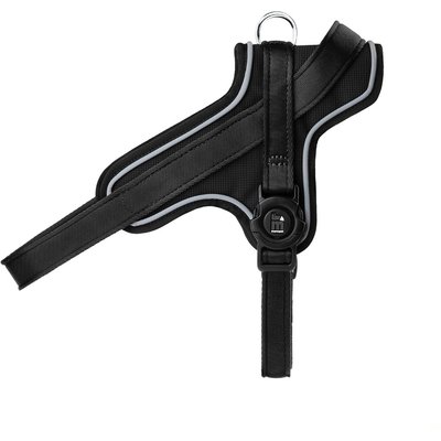 myfamily myfamily Memopet Y Dog Harness, Black, Medium/Large: 21.5 to 27.5-in chest