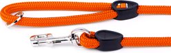 myfamily Memopet Rope Dog Leash, Orange, 6-ft long, 1/3-in wide