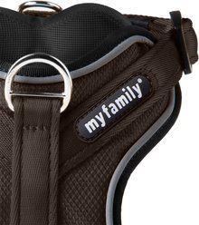 myfamily Memopet H Dog Harness, Brown, Medium: 22 to 30-in chest slide 2 of 5