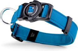 myfamily Memopet Dog Collar, Blue, Small: 10 to 14-in neck, 3/5-in wide