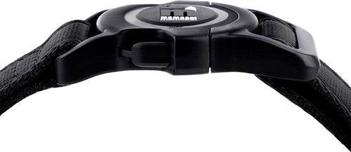 Show full view: myfamily Memopet Dog Collar, Black, Medium: 14 to 21-in neck, 7/8-in wide slide 2 of 3