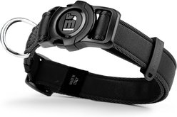 myfamily Memopet Dog Collar, Black, Large: 17 to 27-in neck, 1.25-in wide