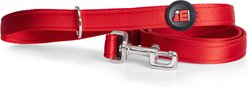 myfamily Memopet Flat Dog Leash, Red, 4-ft long, 5/6-in wide