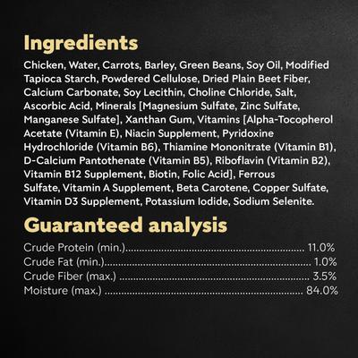 Show full view: Cesar Wholesome Meals Chicken, Carrots, Barley & Green Beans Recipe Wet Dog Food, 17.6-oz pouch slide 7 of 10