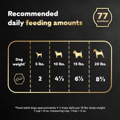 Cesar Wholesome Bowls Chicken, Carrots, Barley & Green Beans Recipe Small Breed Adult Wet Dog Food, 3-oz tray, case of 10 slide 2 of 9