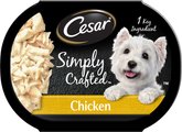 Cesar Simply Crafted Chicken Limited-Ingredient Wet Dog Food Topper, 1.3-oz, case of 10