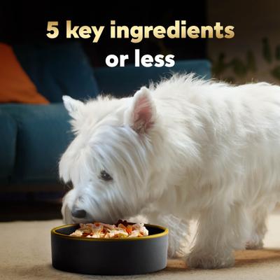 Show full view: Cesar Simply Crafted Chicken Limited-Ingredient Wet Dog Food Topper, 1.3-oz, case of 10 slide 5 of 10