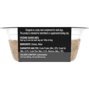 Cesar Simply Crafted Chicken Limited-Ingredient Wet Dog Food Topper, 1.3-oz, case of 10