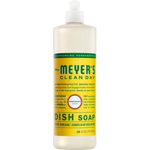 Mrs. Meyer's Clean Day Liquid Dish Soap, Honeysuckle Scented, 16-fl oz bottle