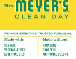 Mrs. Meyer's Clean Day Soy Candle, Honeysuckle Scented, 7.2-oz slide 2 of 5