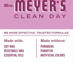Mrs. Meyer's Clean Day Soy Candle, Peony Scented, 7.2-oz slide 2 of 5
