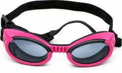 PetSpex Adjustable Strap Dog Sunglasses, Pink, Medium