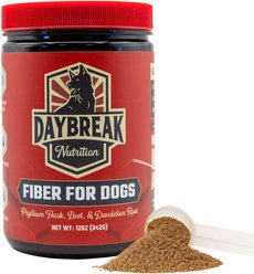 Daybreak Nutrition Fiber for Dogs Beef Flavored Powder Digestive Aid for Dogs, 12-oz jar