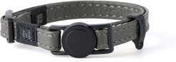 myfamily Firenze Cat Collar, 8 to 12-in neck, 2/5-in wide, Grey