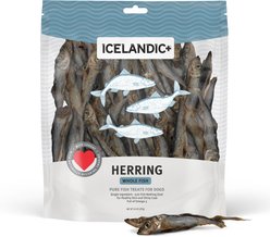 Icelandic+ Herring Whole Fish Dehydrated Dog Treats 9-oz bag