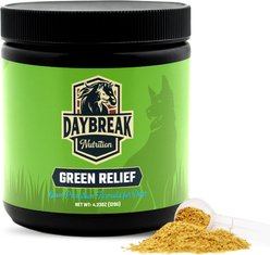 Daybreak Nutrition Green Relief Lawn Protection Powder Supplement for Dogs, 4.23-oz jar slide 1 of 9