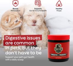 Daybreak Nutrition Prebiotic + Probiotic Powder Digestive Aid for Dogs & Cats, 4.12-oz jar slide 2 of 9