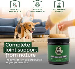 Daybreak Nutrition 100% Pure Green Lipped Mussel Powder Joint Supplement for Dogs & Cats, 2.65-oz jar slide 2 of 9