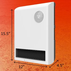 Heat Storm 1500-Watt Ceramic Wall Heater with Wi-Fi, White slide 2 of 8