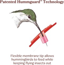 Pop's Birding Hummguard Nectar Tips Bird Feeder Accessory, Clear slide 2 of 5