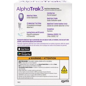 AlphaTRAK 3 Starter Kit Diabetic Blood Glucose Test Kit for Cats, Dogs & Horses