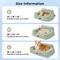 Show in main carousel: ZOMISIA Non-Slip Bottom Fluffy Faux Fur Orthopedic Sofa Dog & Cat Bed with Removable Washable Cover, Ivory White, Small: 24 x 18 x 10-in slide 5 of 8