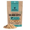 Vital Essentials Salmon Bites Freeze-Dried Raw Dog Treats, 2.5-oz bag