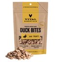 Vital Essentials Duck Bites Treats Freeze-Dried Raw Dog Treats, 5.5-oz bag