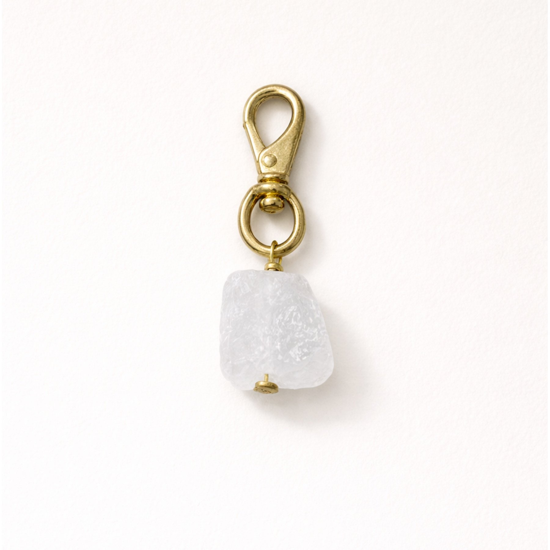 PawStone Quartz Dog Collar Charm, Clear, Small