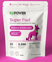 K9 POWER Super Fuel Pork Flavored Powder Joint Supplement for Dogs, 8-oz