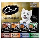 Cesar Home Delights Variety Pack Small Breed Adult Wet Dog Food, 3.5-oz tray, case of 24