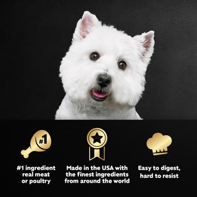 Show full view: Cesar Classic Loaf in Sauce Variety Pack Small Breed Wet Dog Food, 3.5-oz tray, case of 60 slide 3 of 9