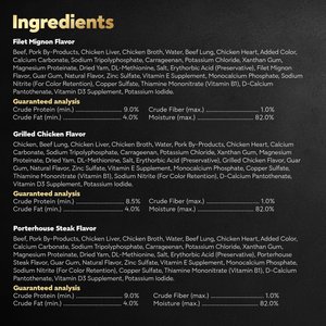 Cesar Classic Loaf in Sauce Variety Pack Grain-Free Small Breed Adult Wet Dog Food Trays, 3.5-oz, case of 36