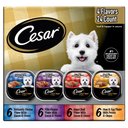 Cesar Loaf in Sauce Variety Pack Grain-Free Small Breed Adult Wet Dog Food Trays, 3.5-oz, case of 24